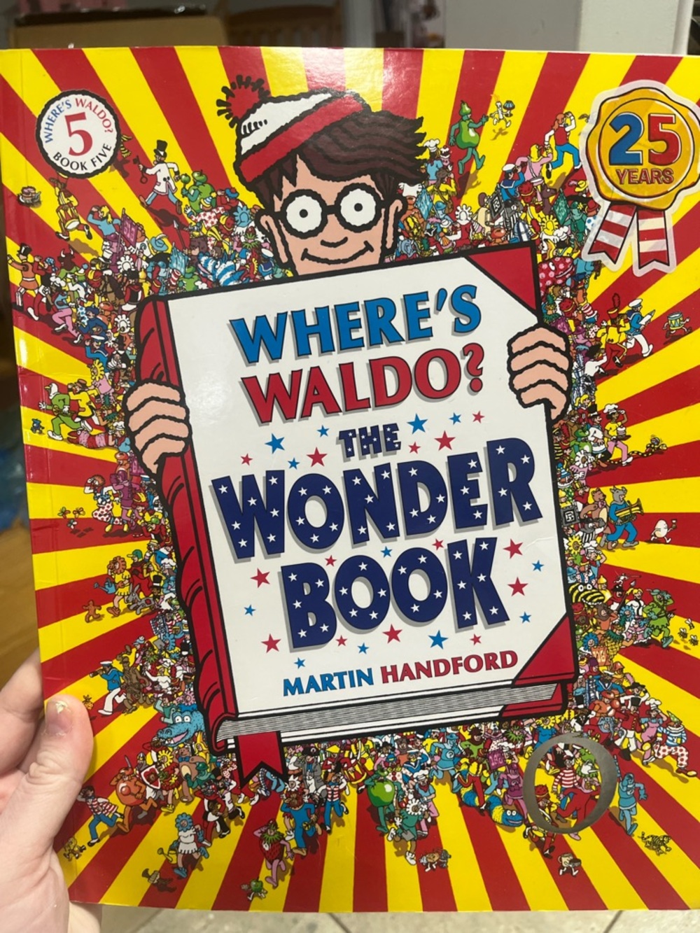 Vintage Where's Waldo? The Wonder Book - Red, Yellow, Blue